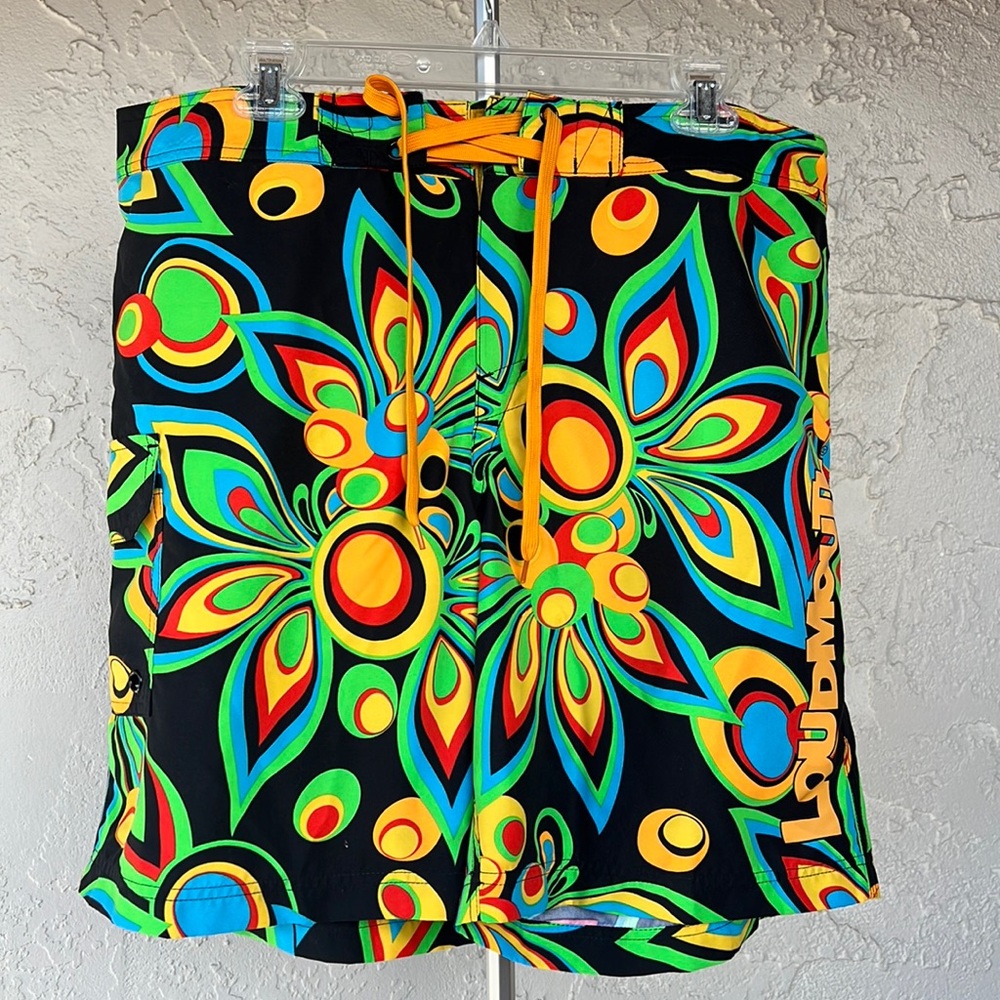 Loudmouth Shagadelic Black Boardshorts